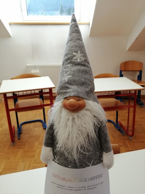 Izdelava glasbenih okraskov in ustvarjalna delavnica škrata Orffeka